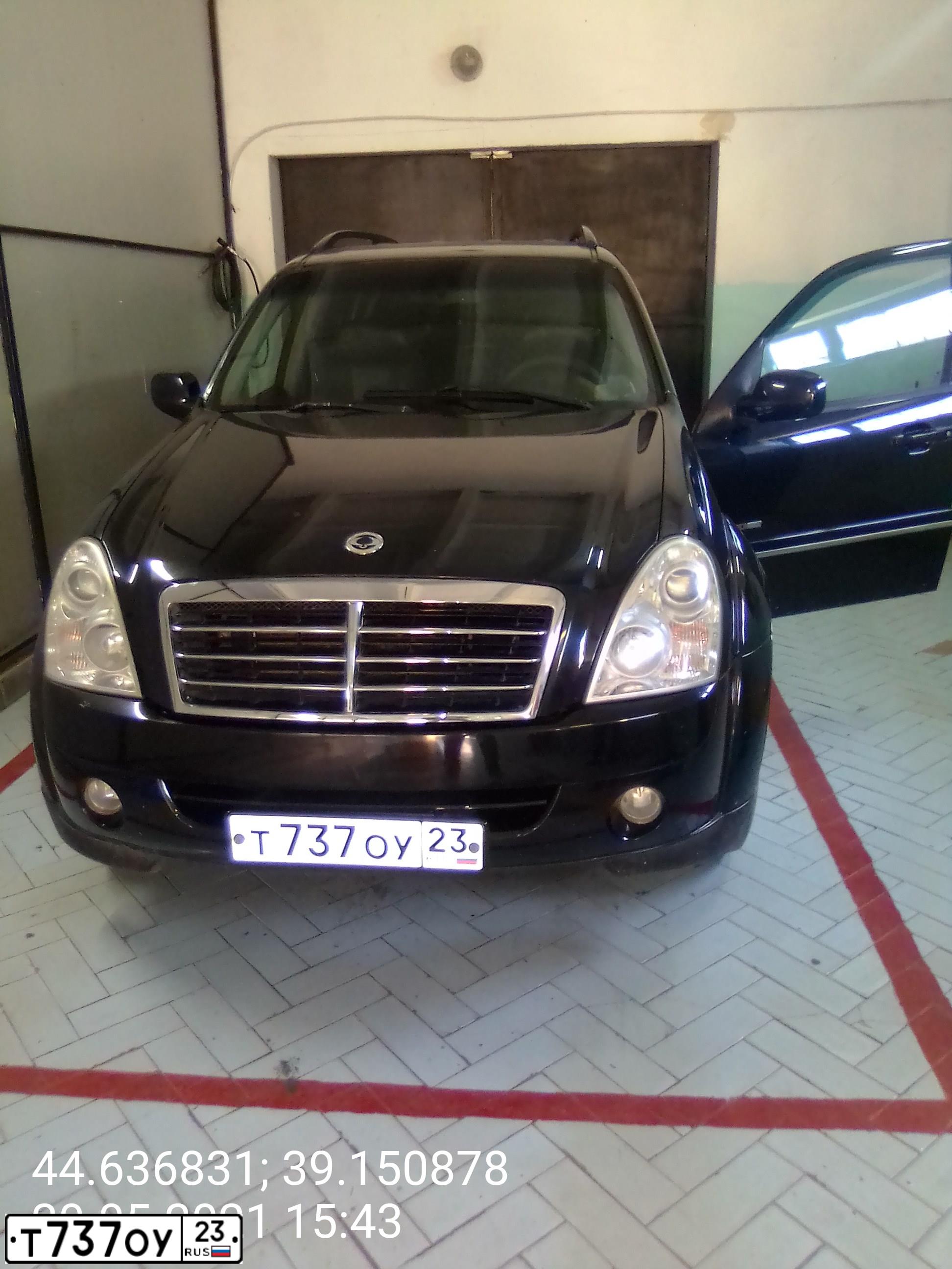 Фото автомобиля SSANGYONG REXTON, 2008 — госномер В171ЕА92