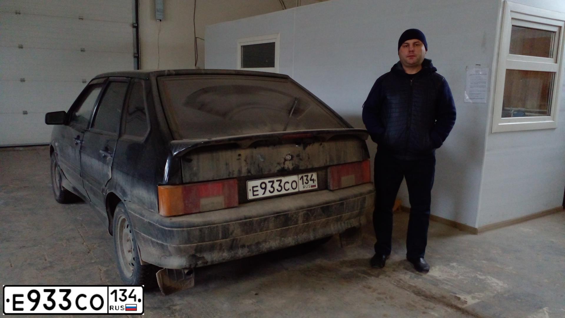 Фото автомобиля LADA 2114 SAMARA, 2010 — госномер В767ЕТ134. Цвет: Сине-Черный