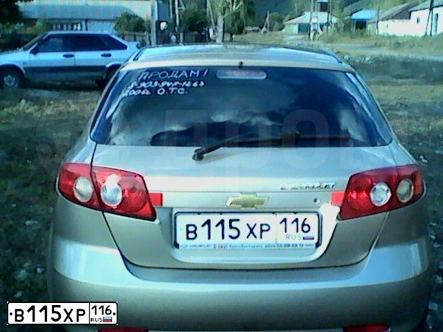 Фото автомобиля CHEVROLET LACETTI, 2006 — госномер В115ХР116. Цвет: БЕЖЕВЫЙ