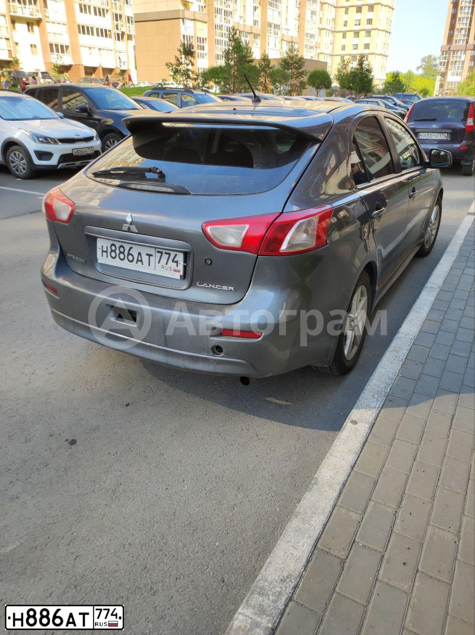 Фото автомобиля MITSUBISHI LANCER, 2008 — госномер Т119СЕ196