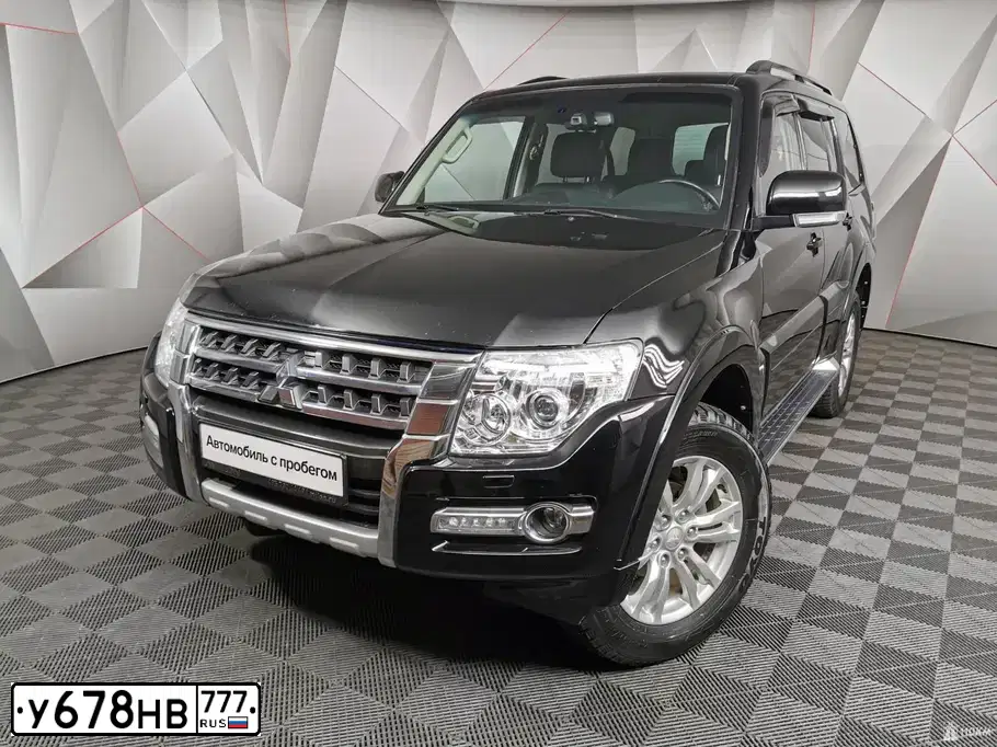 Фото автомобиля МИЦУБИСИ ПАДЖЕРО 3.0 LWB, 2014 — госномер М698СР790. Цвет: ЧЕРНЫЙ