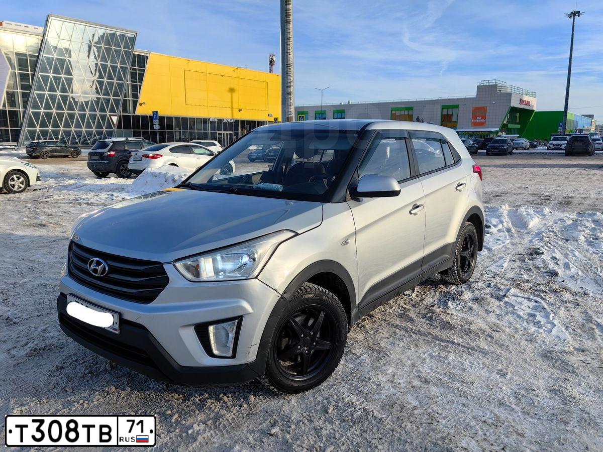Фото автомобиля HYUNDAI CRETA, 2018 — госномер Т308ТВ71. Цвет: СЕРЕБРИСТЫЙ