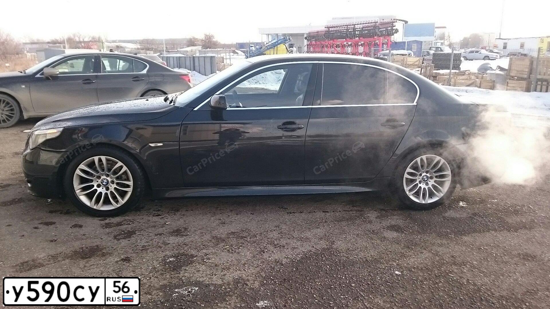 Фото автомобиля BMW SERIE 5, 2004 — госномер А710РО156. Цвет: ЧЕРНЫЙ