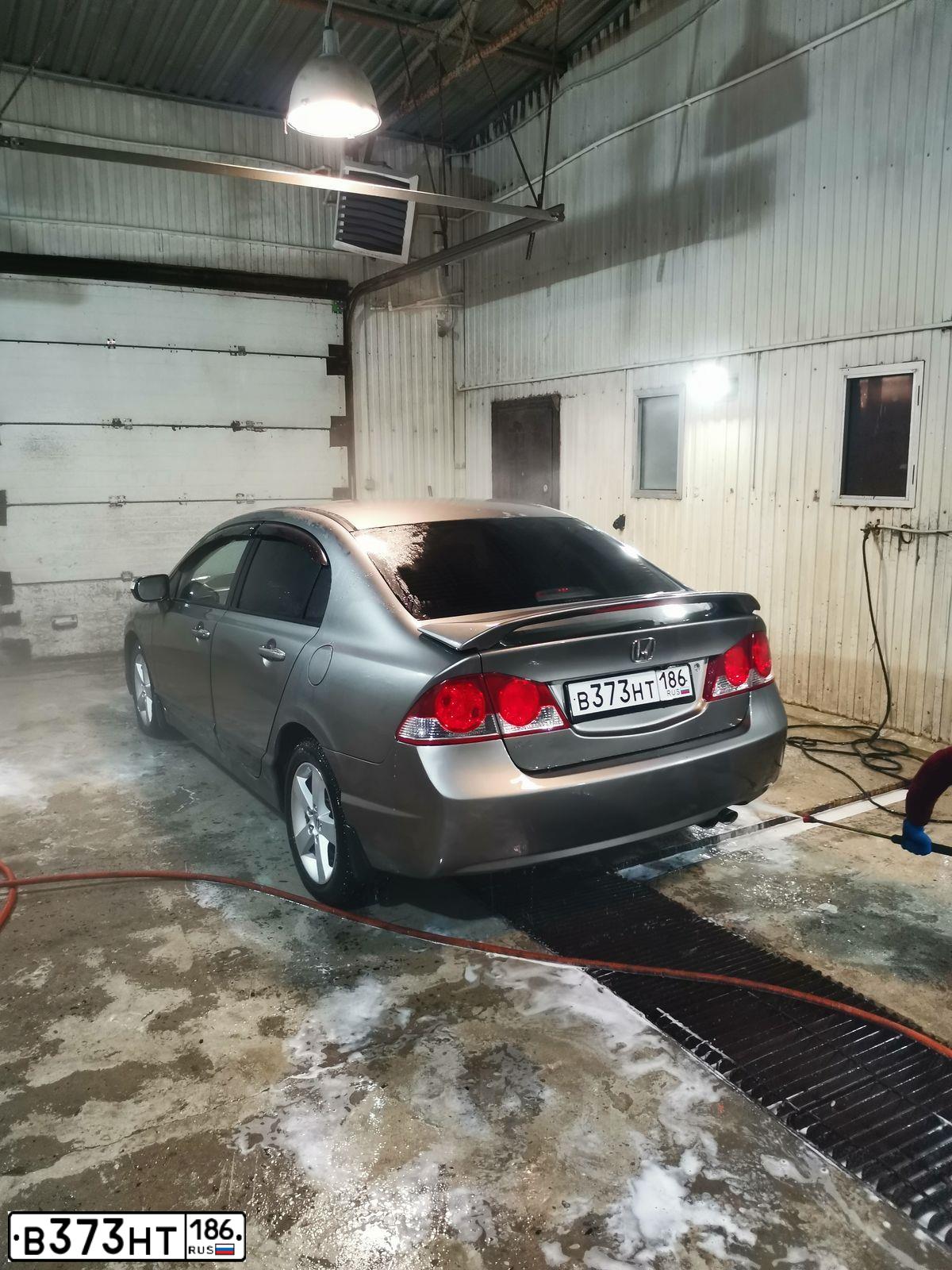 Фото автомобиля HONDA CIVIC, 2007 — госномер Х782КО72. Цвет: СЕРЫЙ