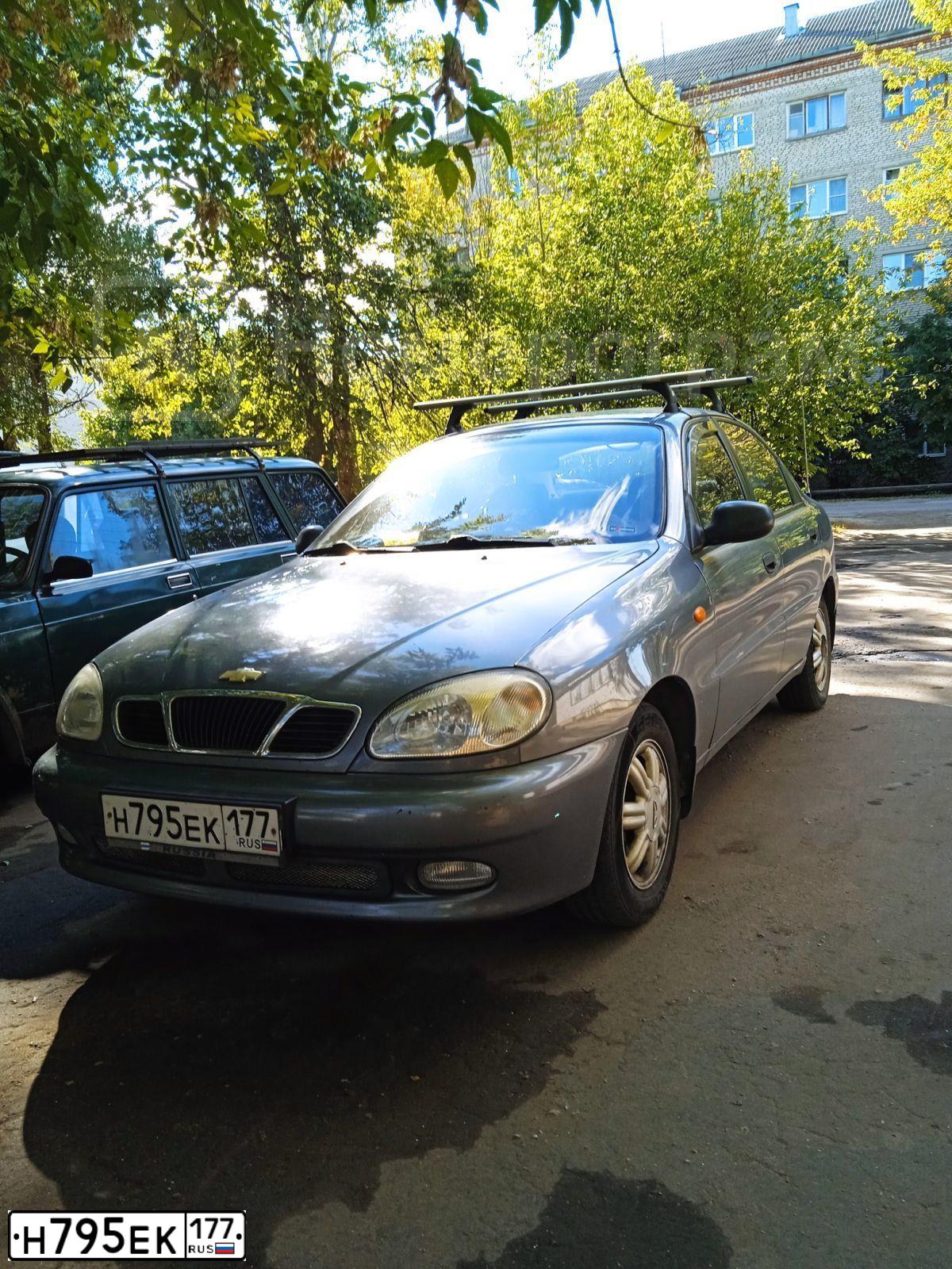 Фото автомобиля ZAZ LANOS, 2006 — госномер Н795ЕК177. Цвет: СЕРЫЙ