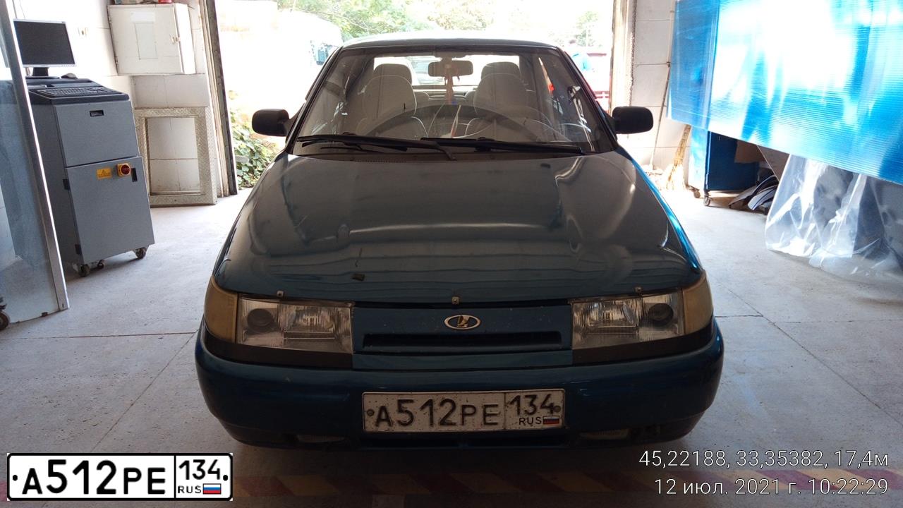 Фото автомобиля LADA 2110, 2003 — госномер Н787РВ82. Цвет: СИНИЙ