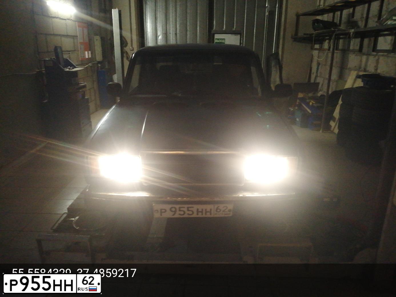 Фото автомобиля LADA 2107 LADA, 2001 — госномер Р955НН62. Цвет: сине-зеленый