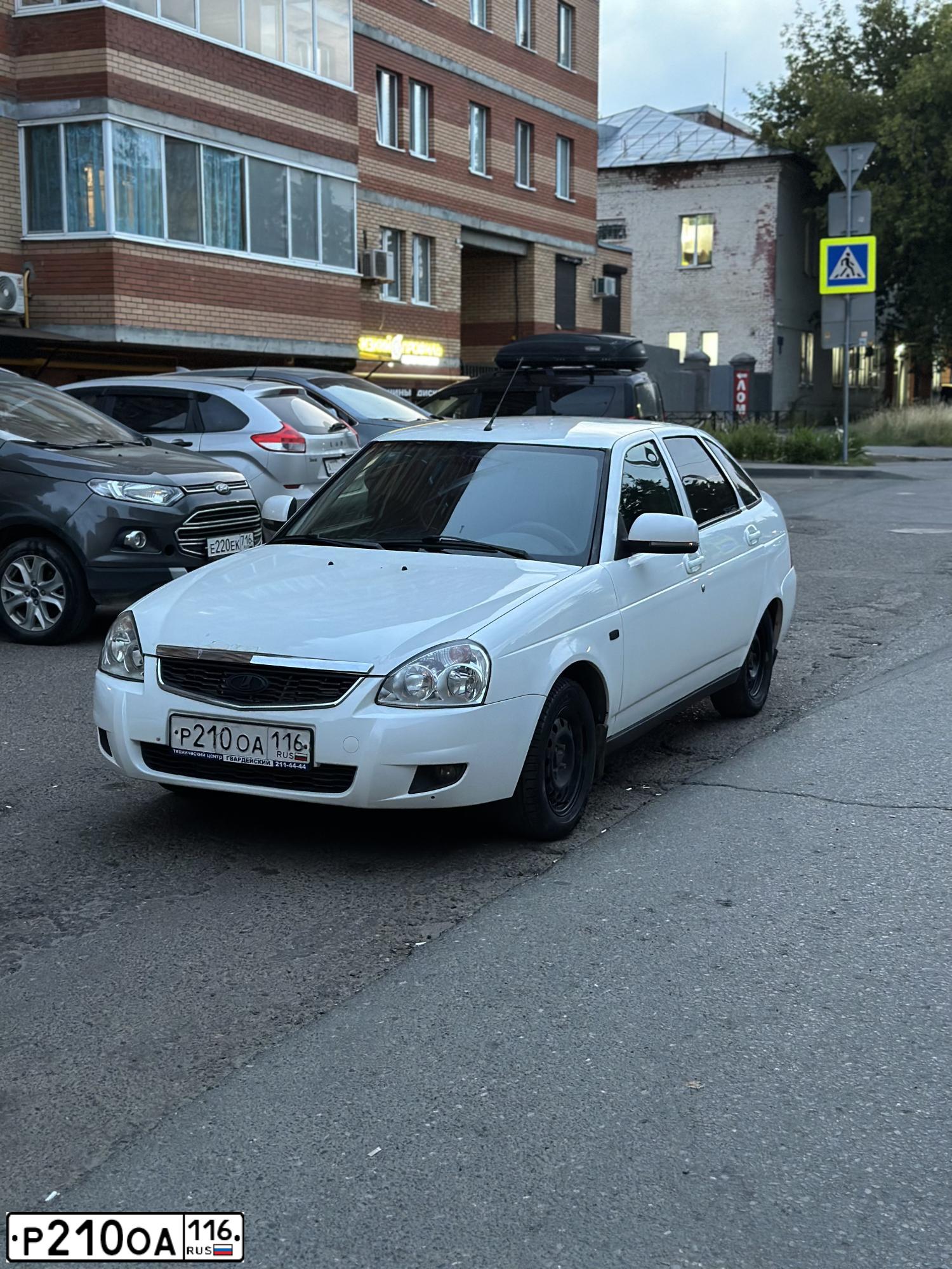Фото автомобиля GAZ 3302 EL, 2012 — госномер Р210ОА116. Цвет: Белый