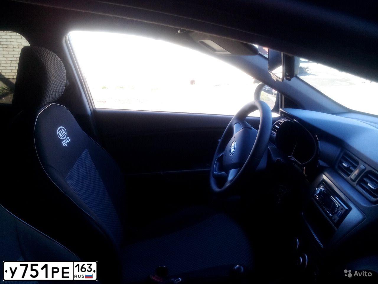 Фото автомобиля KIA RIO, 2013 — госномер М533ЕЕ159. Цвет: Серый