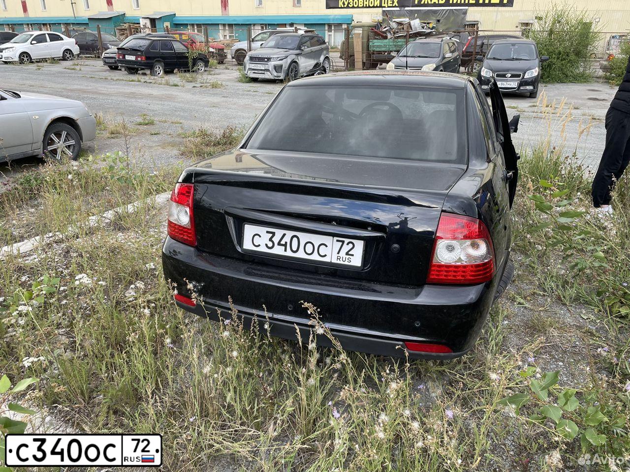 Фото автомобиля LADA 2170 PRIORA, 2012 — госномер С340ОС72. Цвет: Сине-Черный