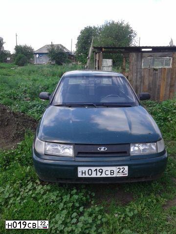 Фото автомобиля LADA 2110, 1997 — госномер Н019СВ22. Цвет: ЗЕЛЕНЫЙ