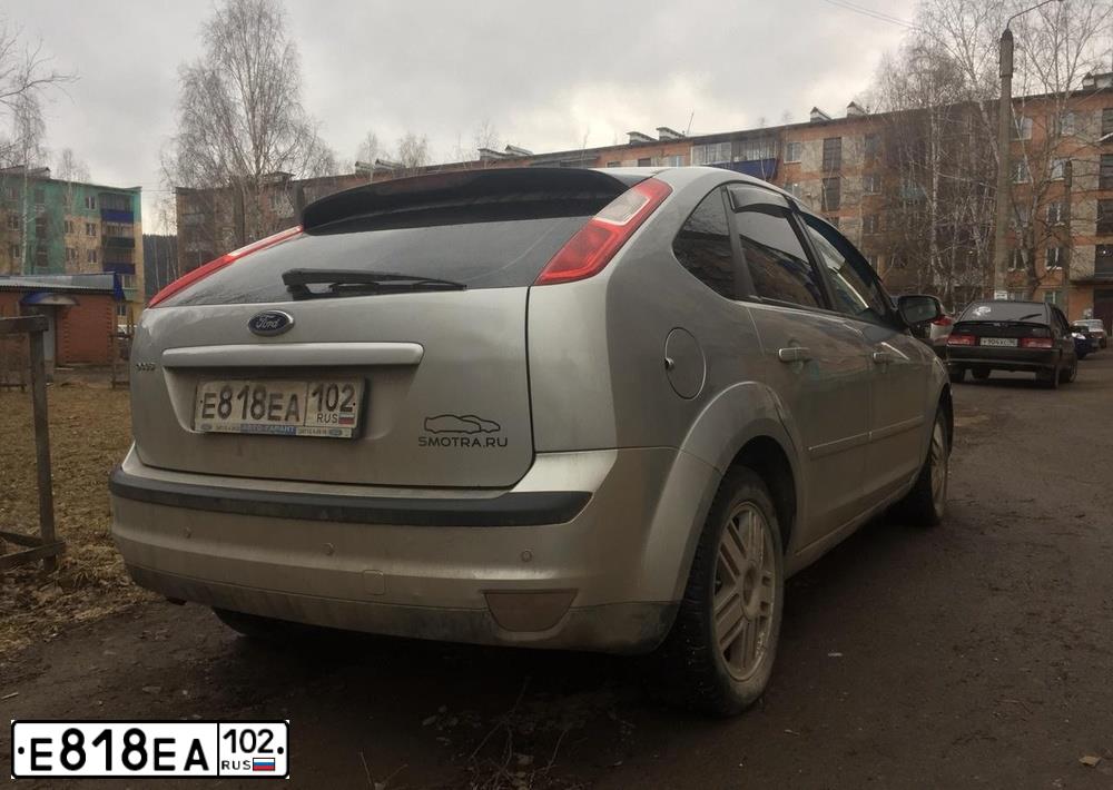 Фото автомобиля FORD FOCUS, 2007 — госномер Н614РК702. Цвет: СЕРЕБРИСТЫЙ