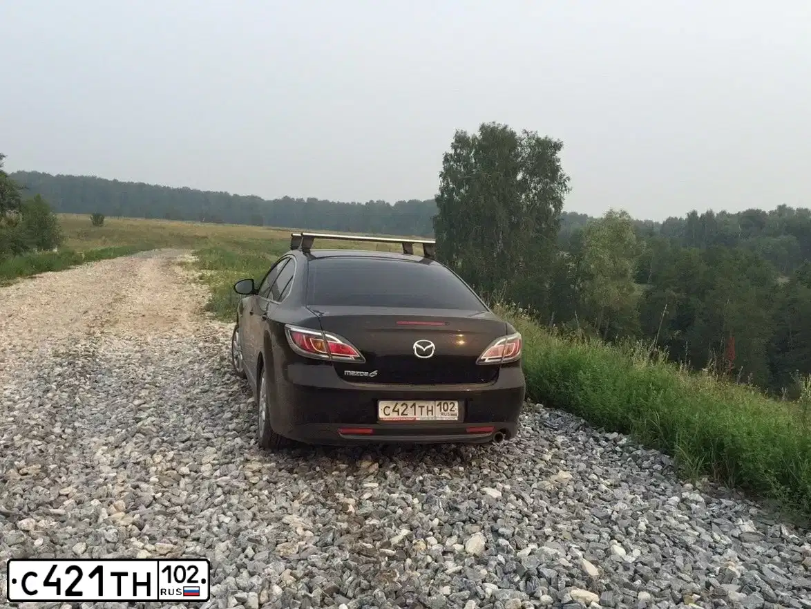 Фото автомобиля MAZDA 6, 2012 — госномер О574УТ159. Цвет: ЧЕРНЫЙ