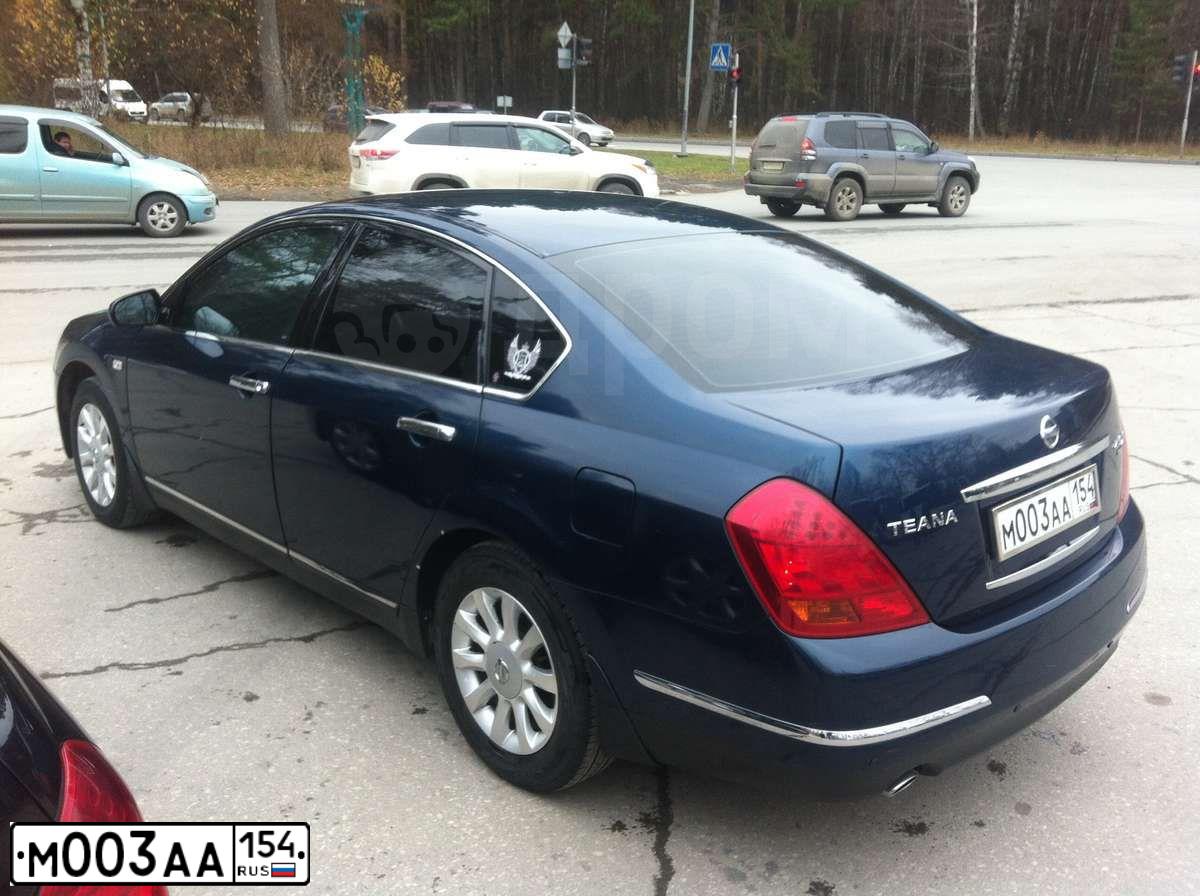 Фото автомобиля TOYOTA CAMRY, 2007 — госномер М003АА154. Цвет: СЕРЕБРИСТЫЙ
