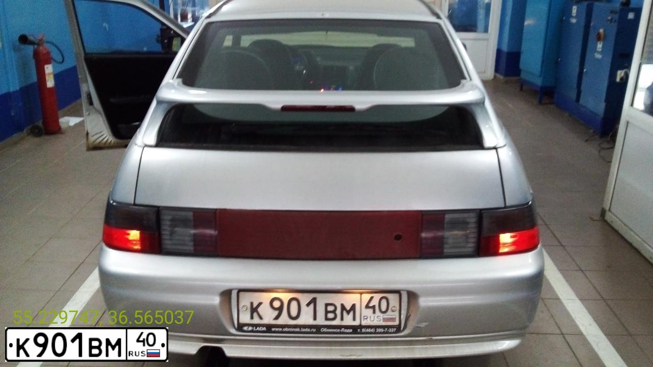 Фото автомобиля LADA 2112, 2006 — госномер К901ВМ40. Цвет: СЕРЕБРИСТЫЙ