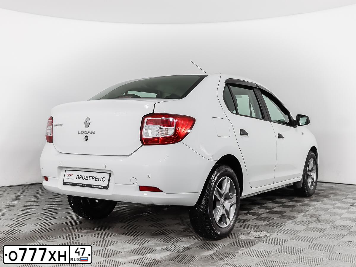 Фото автомобиля RENAULT LOGAN, 2018 — госномер У597КН44