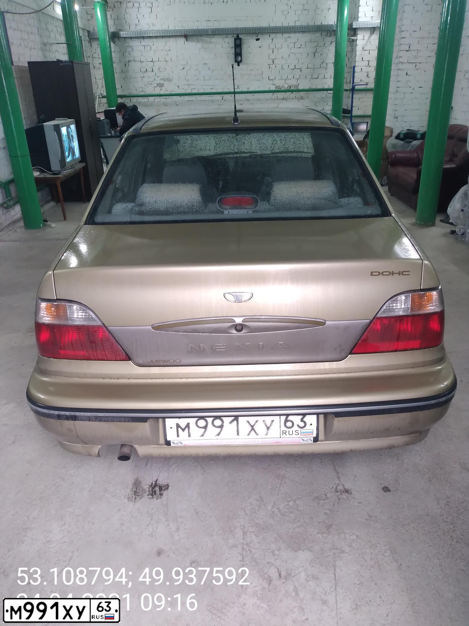 Фото автомобиля DAEWOO NEXIA, 2006 — госномер М991ХУ63. Цвет: ПЕСОЧНО-БЕЖЕВЫЙ