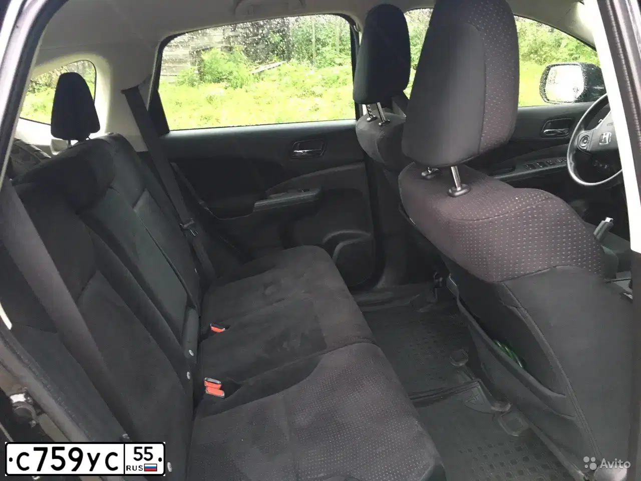 Фото автомобиля HONDA CR-V, 2013 — госномер С759УС55. Цвет: ЧЕРНЫЙ