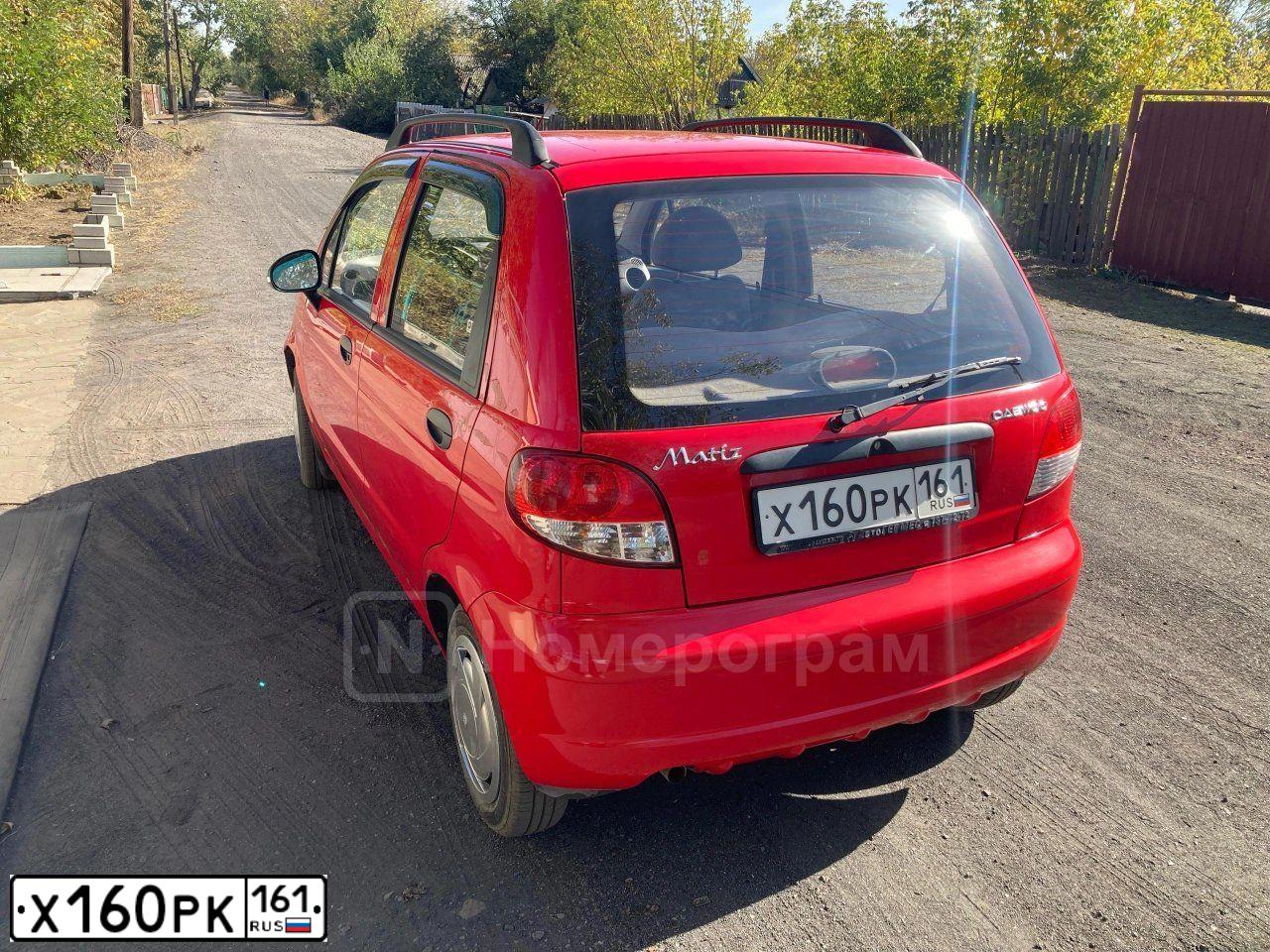Фото автомобиля DAEWOO MATIZ, 2012 — госномер С810УС197. Цвет: ЯРКО-КРАСНЫЙ