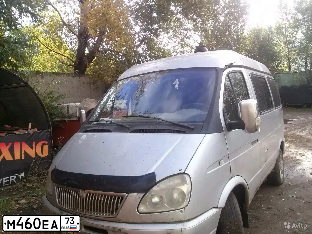 Фото автомобиля GAZ 2752 SOBOL, 2003 — госномер Е935КУ763. Цвет: Серебристый