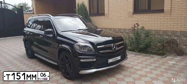 Фото автомобиля MERCEDES GL-KLASSE, 2014 — госномер Х956ВА05. Цвет: ЧЕРНЫЙ