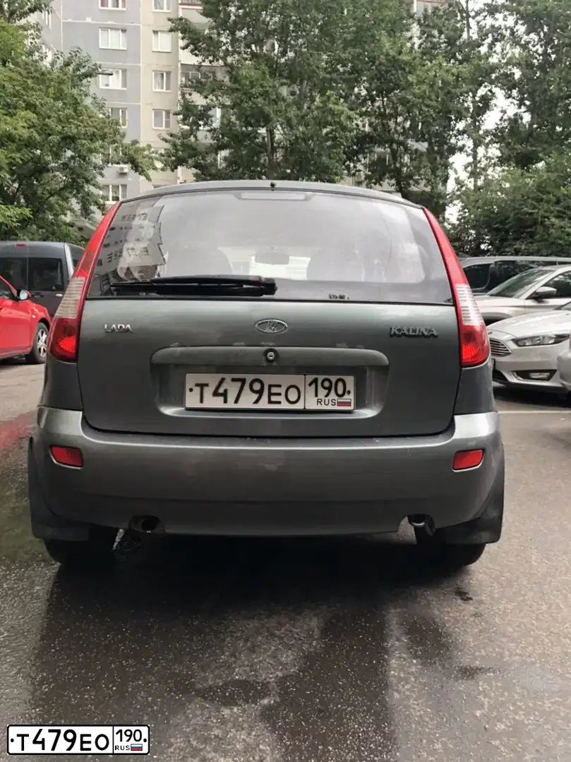 Фото автомобиля LADA 1119 KALINA, 2009 — госномер Т479ЕО190. Цвет: СЕРЫЙ МЕТАЛЛИК