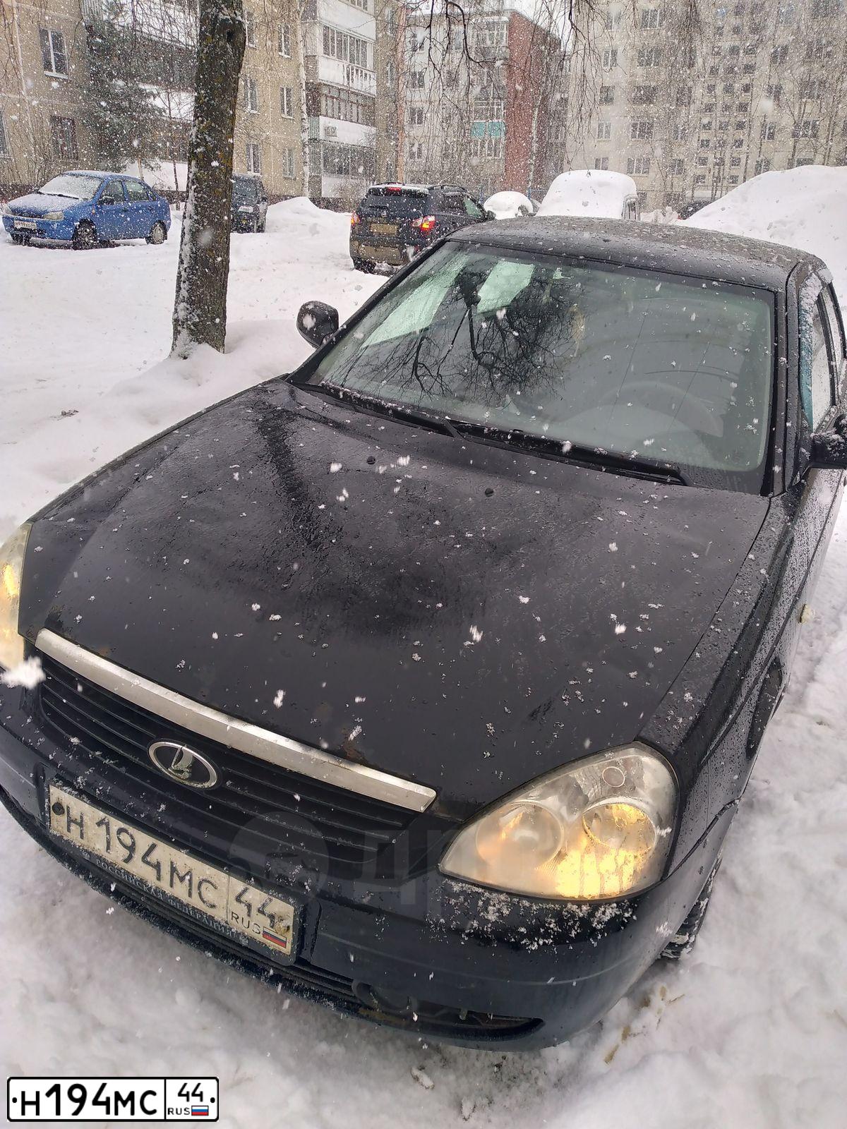 Фото автомобиля LADA PRIORA, 2010 — госномер Х481УК33. Цвет: ЧЕРНЫЙ
