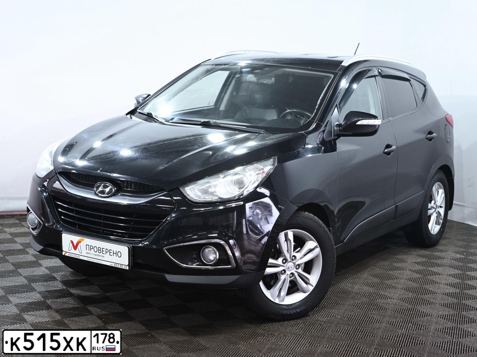 Фото автомобиля HYUNDAI IX35, 2012 — госномер В671ТО147. Цвет: ЧЕРНЫЙ