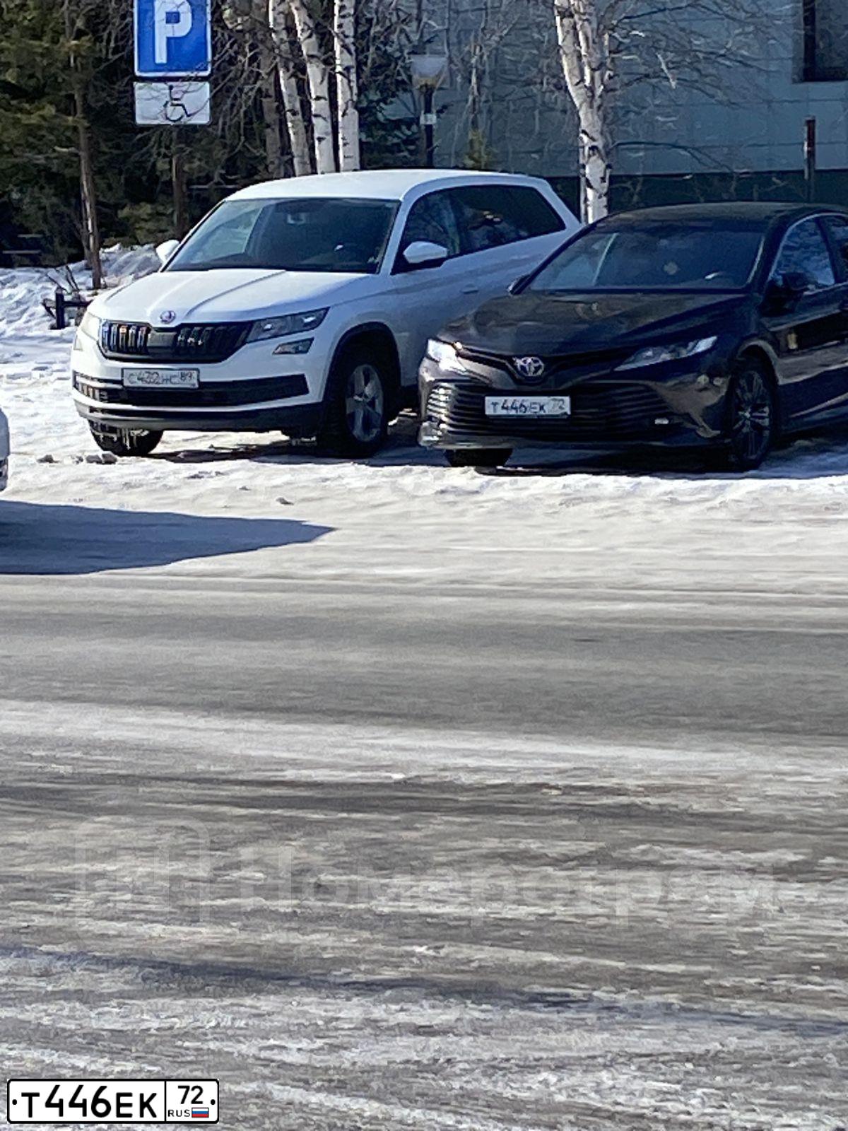 Фото автомобиля TOYOTA CAMRY, 2019 — госномер С846МУ89. Цвет: КОРИЧНЕВЫЙ