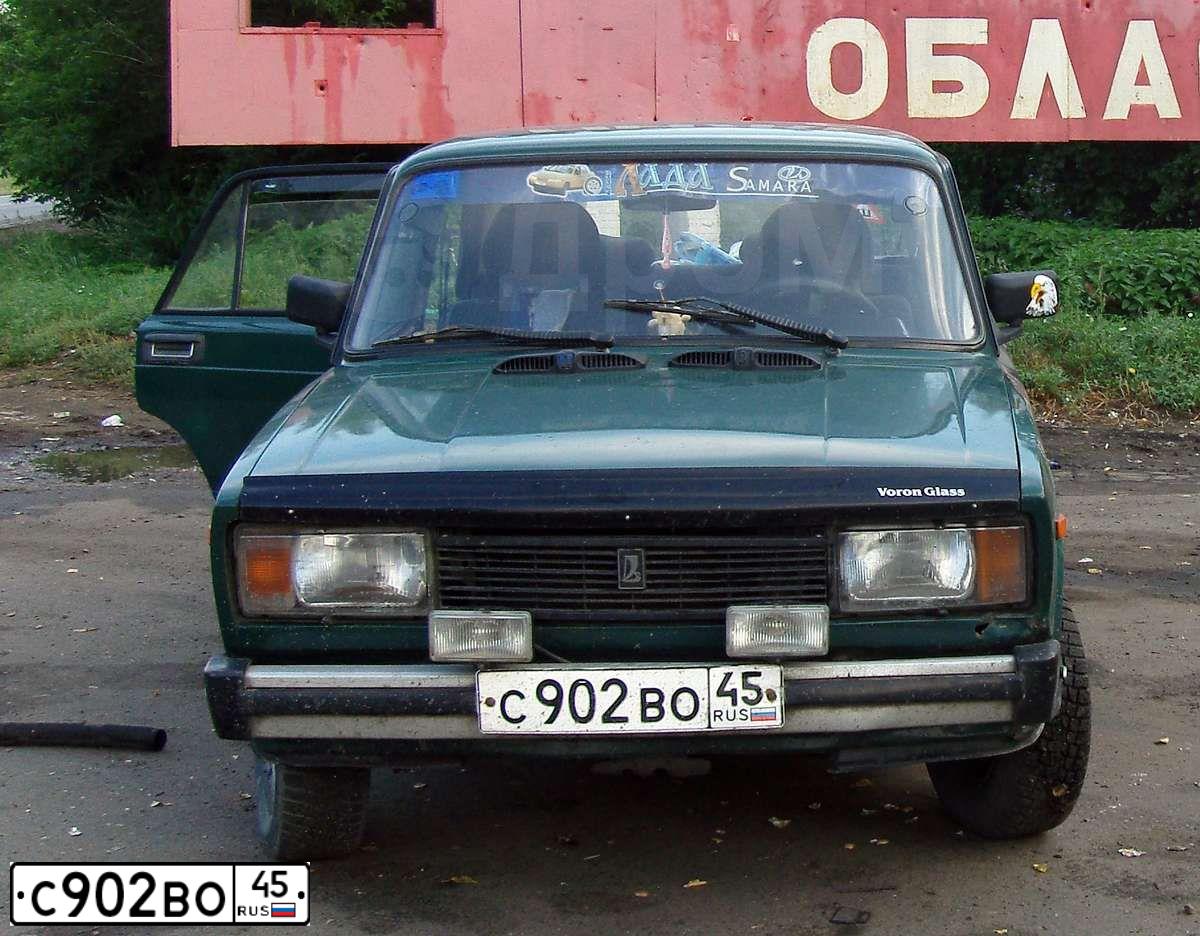 Фото автомобиля LADA 2105, 1997 — госномер С902ВО45. Цвет: ЗЕЛЕНЫЙ