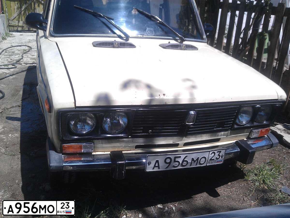 Фото автомобиля LADA 2106, 1988 — госномер А956МО23. Цвет: СВЕТЛО-БЕЖЕВЫЙ