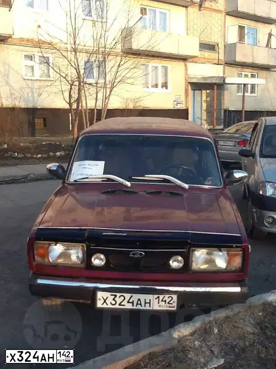 Фото автомобиля LADA 2104, 2003 — госномер Х324АН142. Цвет: ТЕМНО БОРДОВЫЙ