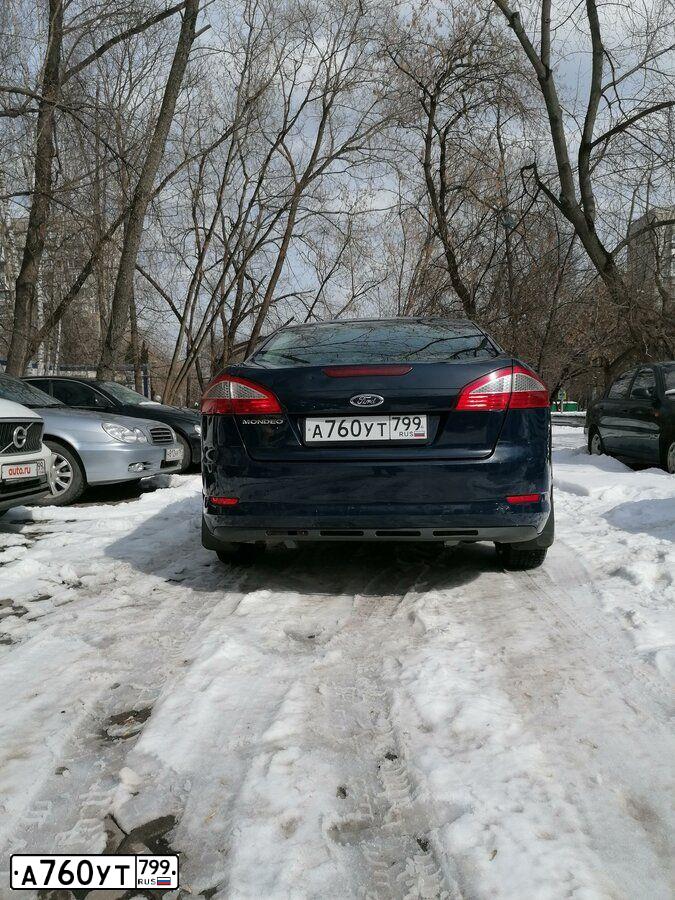 Фото автомобиля FORD MONDEO, 2009 — госномер А687МХ790. Цвет: СИНИЙ ТЕМНЫЙ