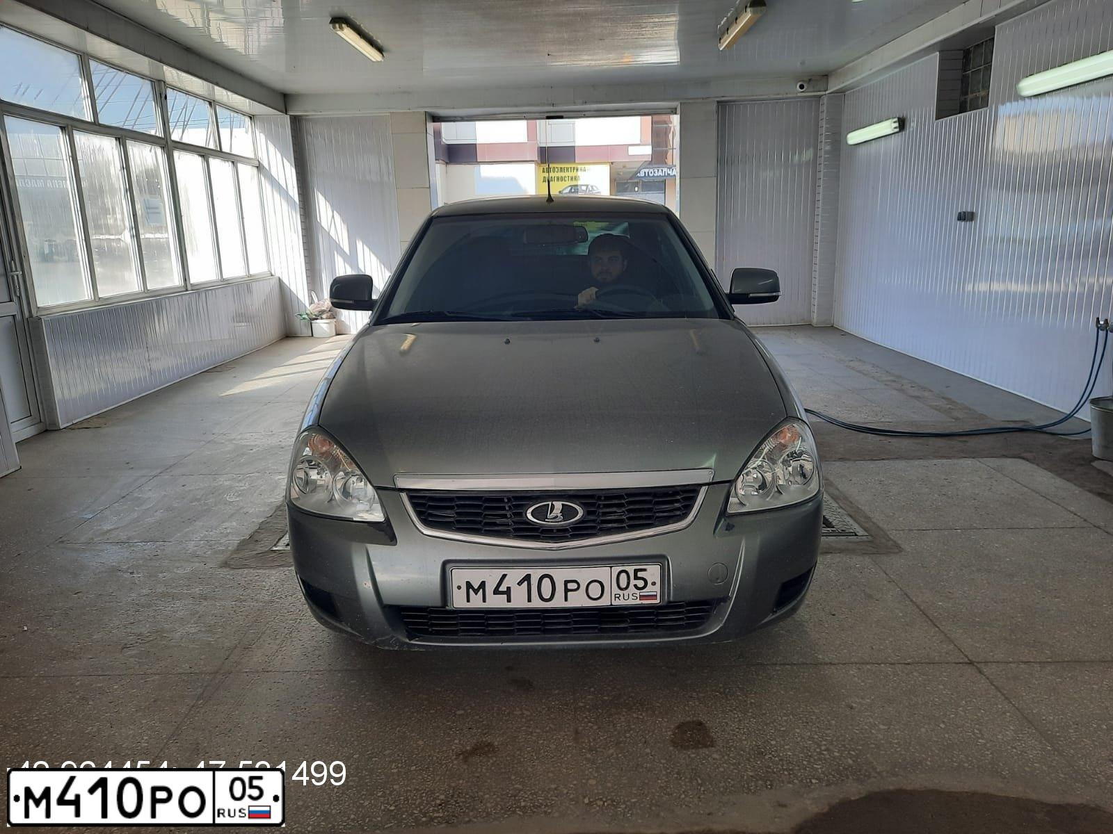 Фото автомобиля LADA 2170 PRIORA, 2011 — госномер Т419ТР05. Цвет: СРЕДНИЙ СЕРО-ЗЕЛЕНЫЙ МЕТ.