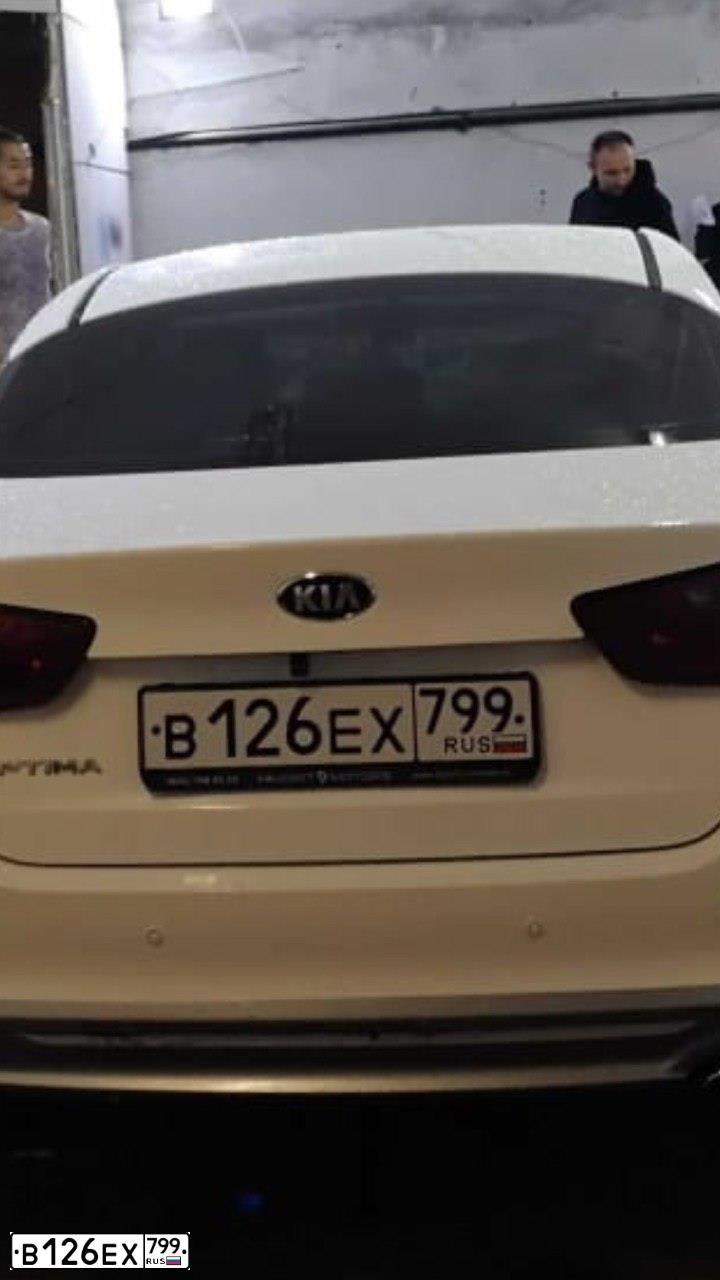 Фото автомобиля KIA MAGENTIS / OPTIMA, 2015 — госномер М705ЕС790. Цвет: Белый