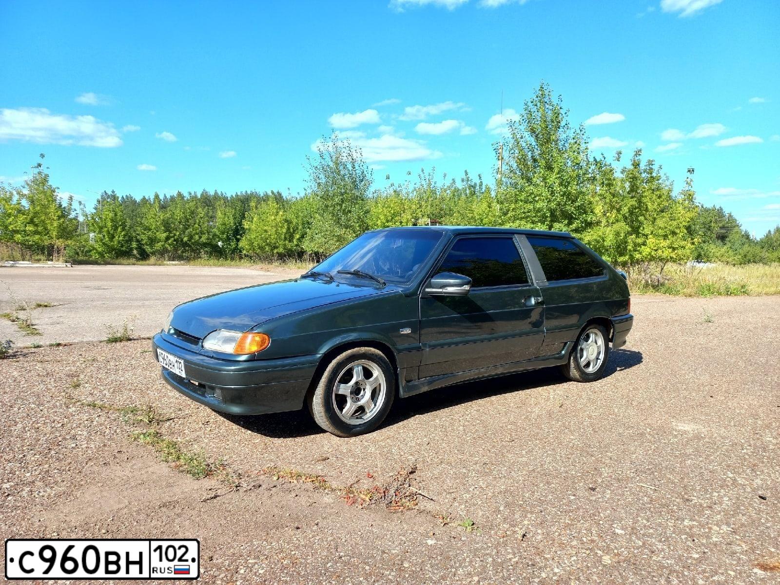 Фото автомобиля LADA 2113 SAMARA, 2011 — госномер С960ВН102. Цвет: СЕРО-СИНЕ-ЗЕЛЕНЫЙ