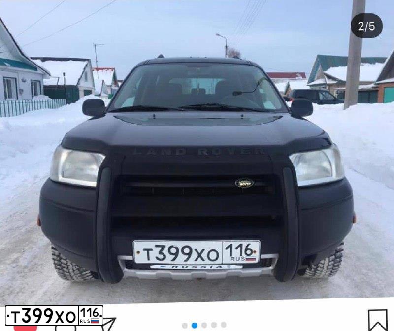 Фото автомобиля LANDROVER FREELANDER, 2003 — госномер К992МО763. Цвет: ЧЕРНЫЙ