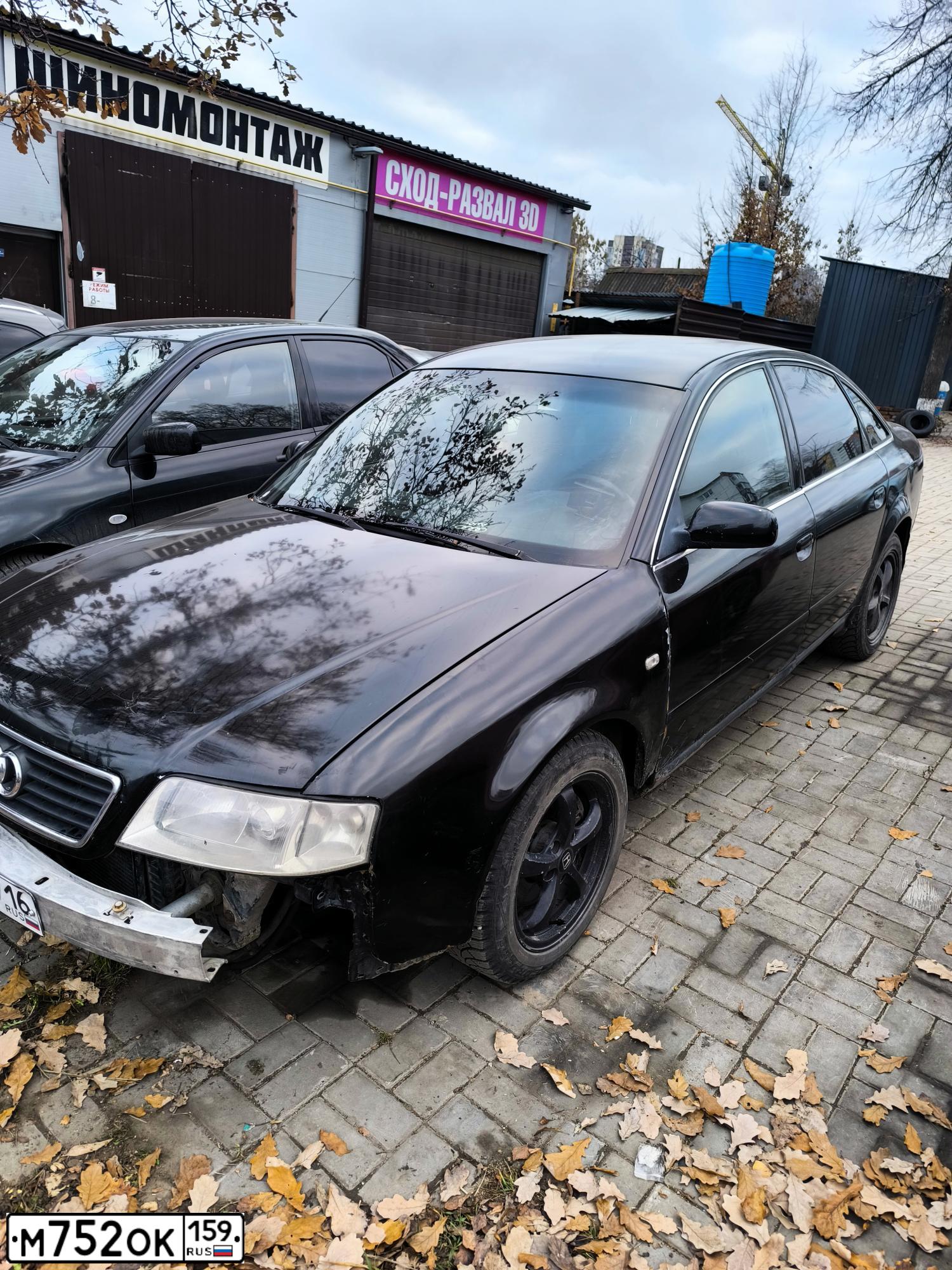Фото автомобиля AUDI A6, 1998 — госномер М979МЕ716. Цвет: ЧЕРНЫЙ