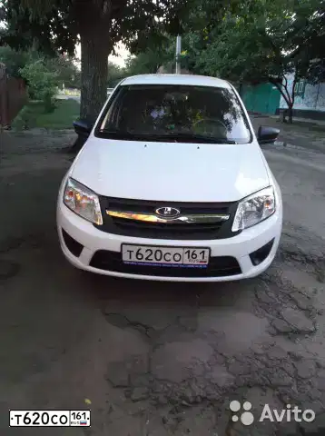 Фото автомобиля LADA 2191 GRANTA, 2014 — госномер Т620СО161. Цвет: Белый