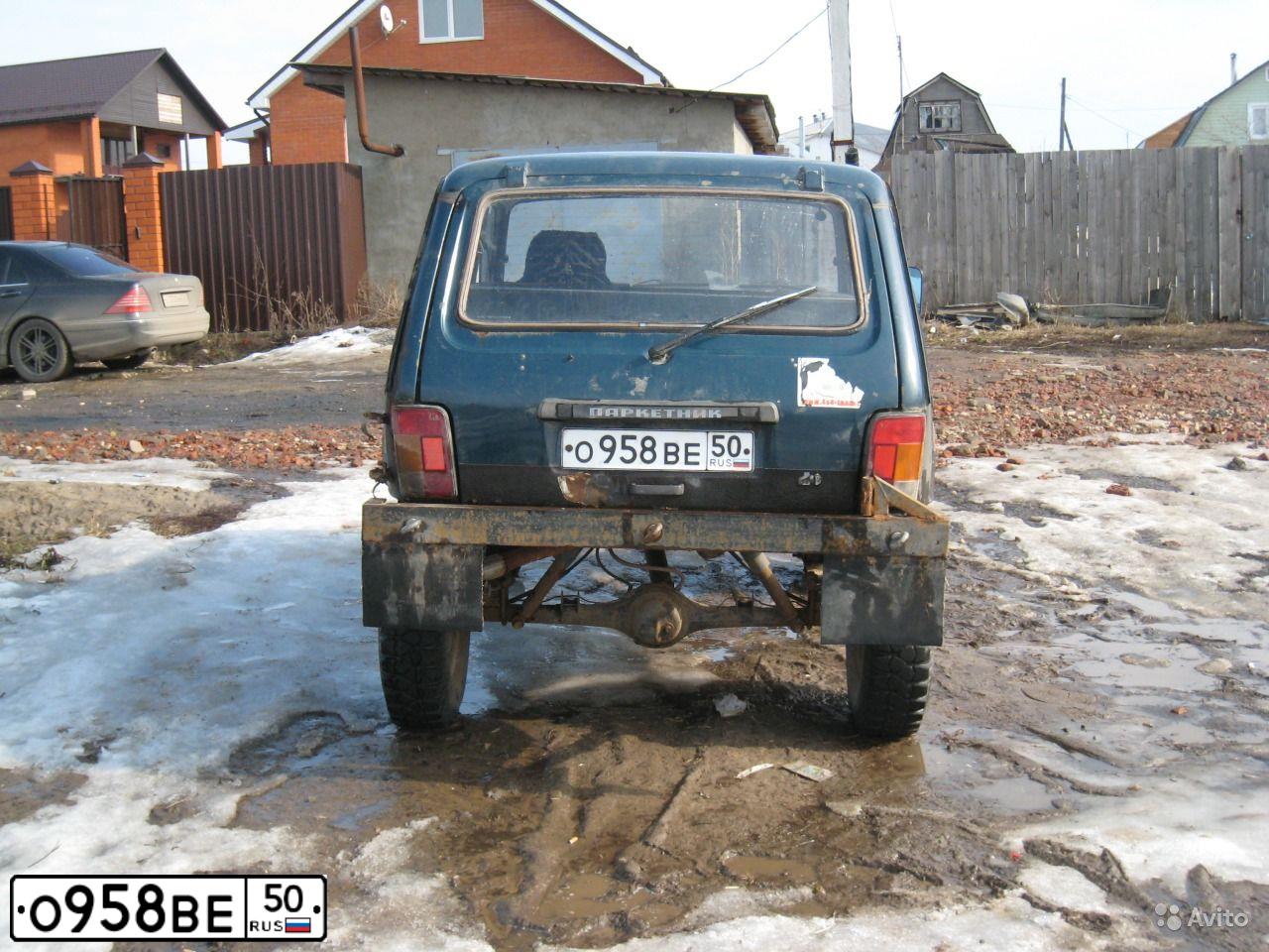 Фото автомобиля LADA 2121 NIVA, 1999 — госномер О958ВЕ50. Цвет: синий