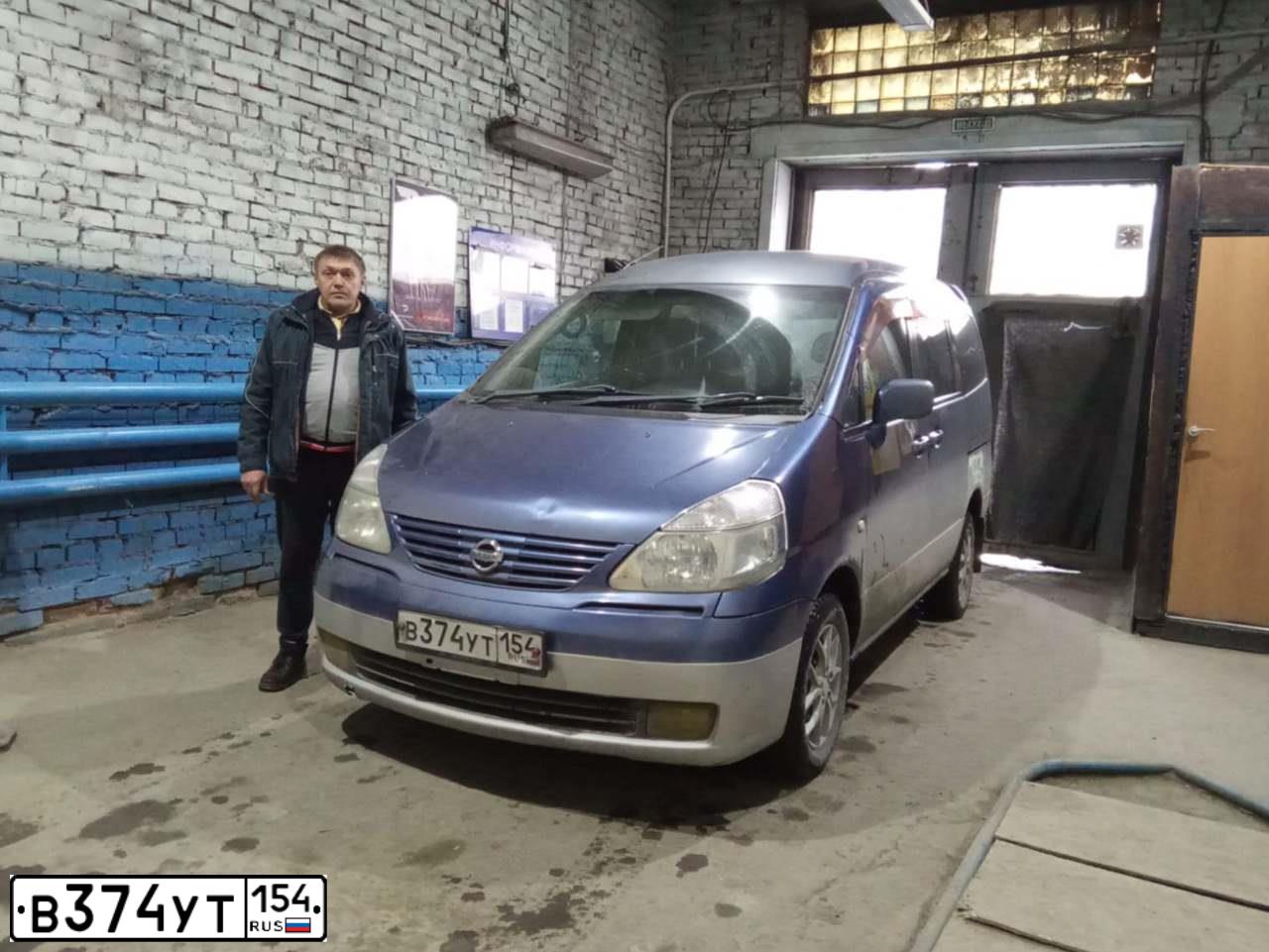 Фото автомобиля NISSAN SERENA, 2000 — госномер В374УТ154