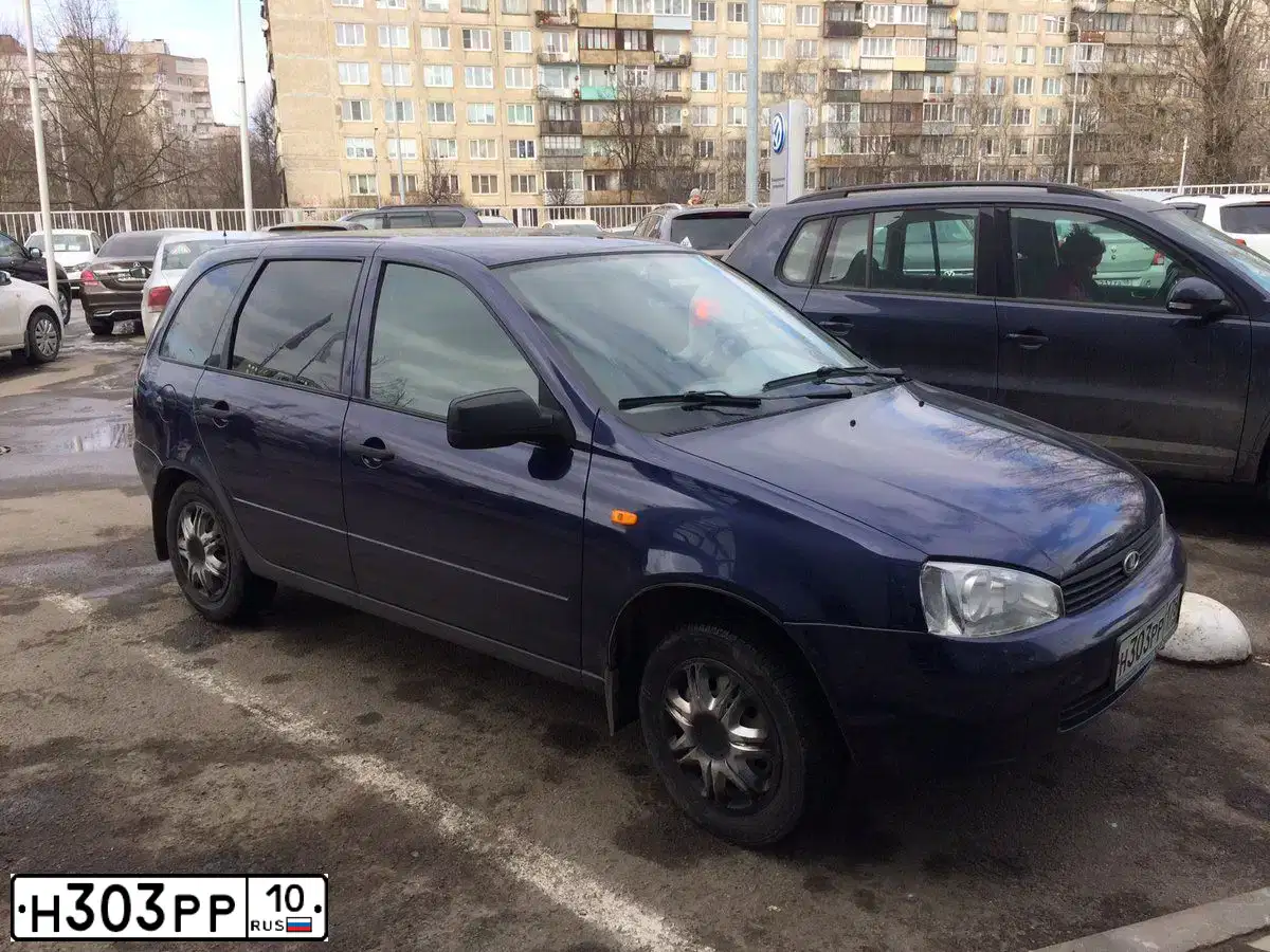Фото автомобиля LADA 2121 NIVA, 2003 — госномер К300СМ10. Цвет: СЕРО-СИНИЙ