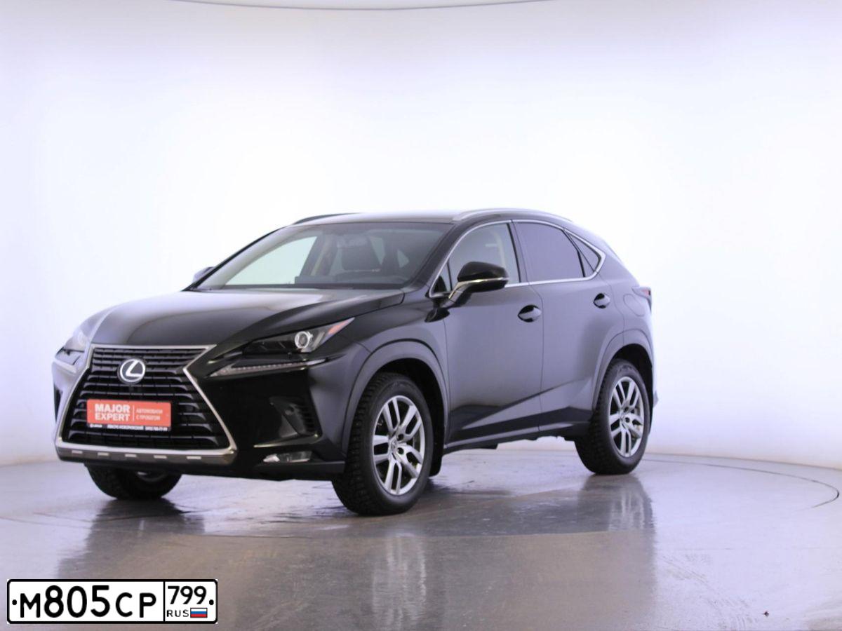 Фото автомобиля LEXUS NX, 2019 — госномер М646АК977. Цвет: ЧЕРНЫЙ