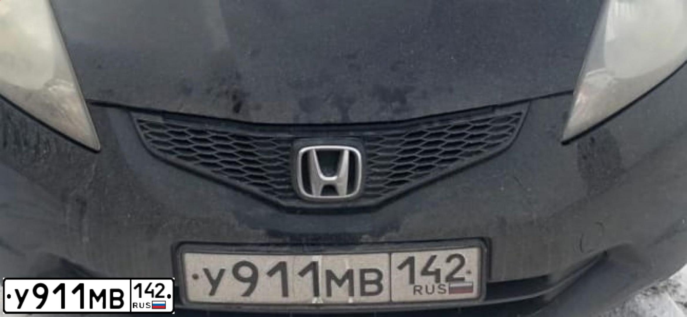 Фото автомобиля HONDA FIT, 2008 — госномер Е043МК154