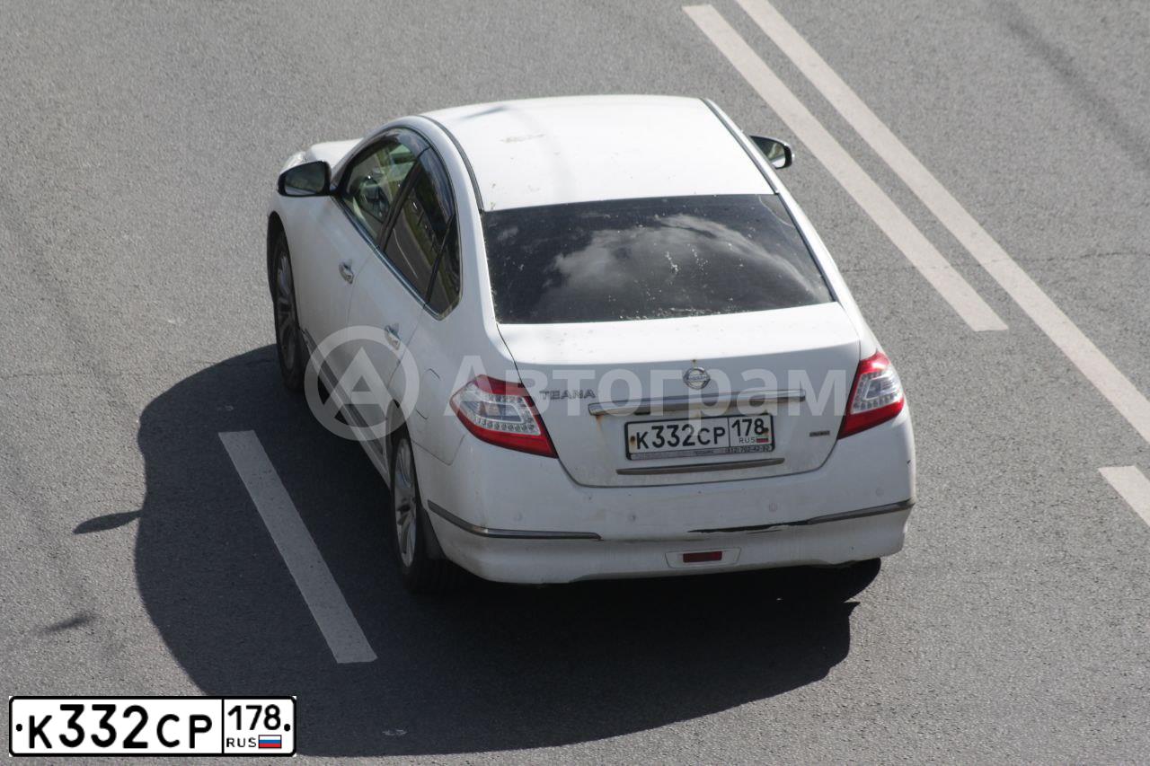 Фото автомобиля NISSAN, 2011 — госномер К332СР178