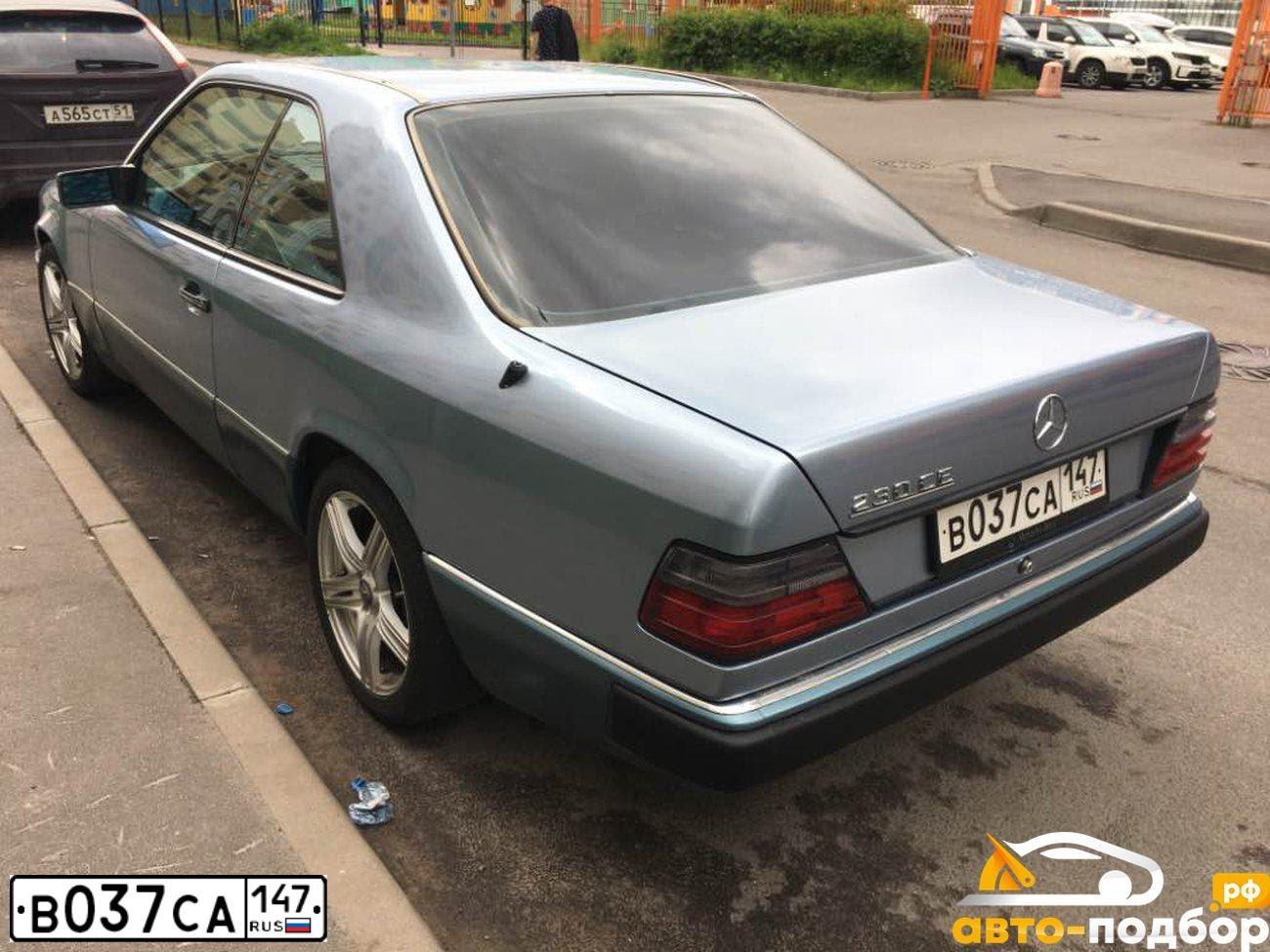 Фото автомобиля MERCEDES-BENZ 230, 1991 — госномер К227РЕ763. Цвет: синий