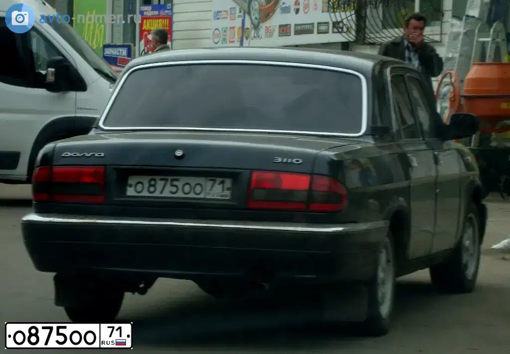 Фото автомобиля KIA CARNIVAL, 2007 — госномер О875ОО71. Цвет: Серебристый