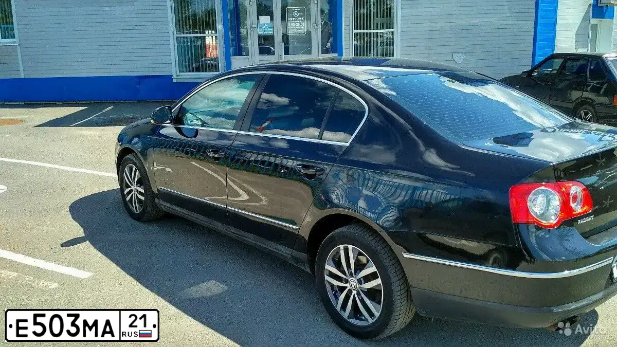 Фото автомобиля VOLKSWAGEN PASSAT, 2007 — госномер К166АС82. Цвет: ЧЕРНЫЙ