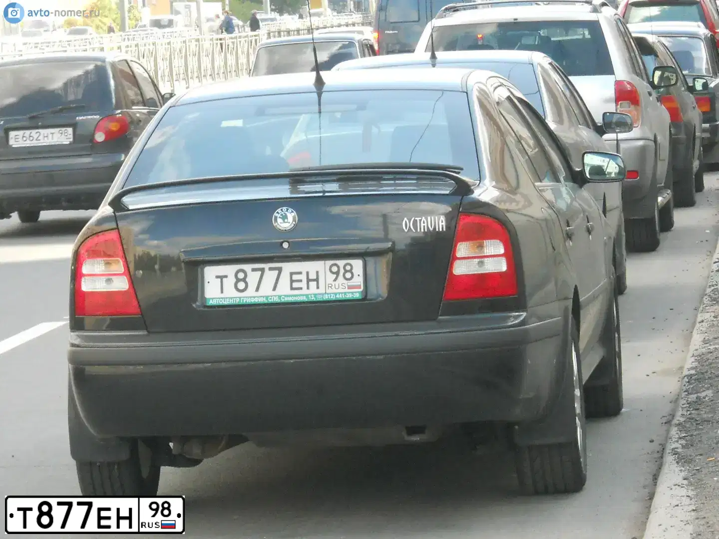 Фото автомобиля SKODA OCTAVIA, 2008 — госномер Х971СР152. Цвет: ЧЕРНЫЙ