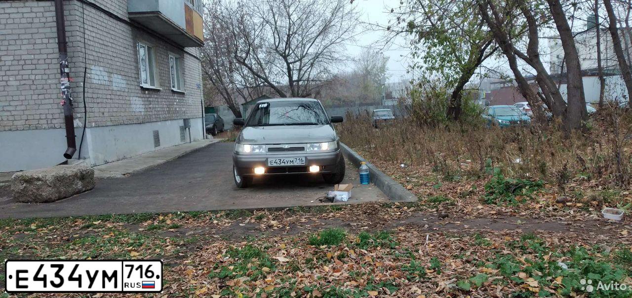 Фото автомобиля LADA 2112 LADA, 2007 — госномер М916ТУ716. Цвет: серебристо-коричневый